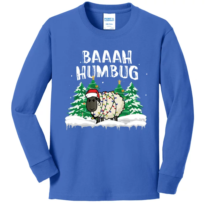 Bah Humbug I Hate Christmas Xmas Hater Anti Christmas Gift Kids Long Sleeve Shirt