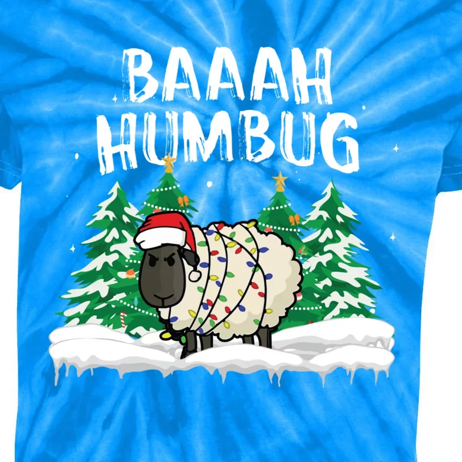 Bah Humbug I Hate Christmas Xmas Hater Anti Christmas Gift Kids Tie-Dye T-Shirt