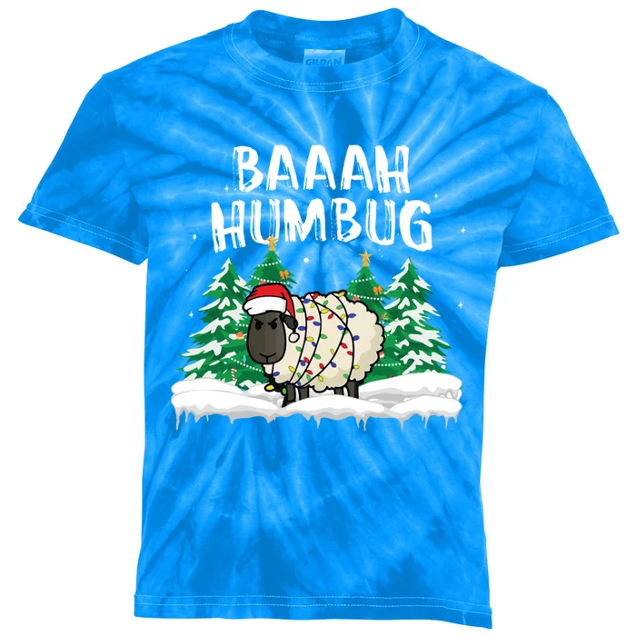 Bah Humbug I Hate Christmas Xmas Hater Anti Christmas Gift Kids Tie-Dye T-Shirt