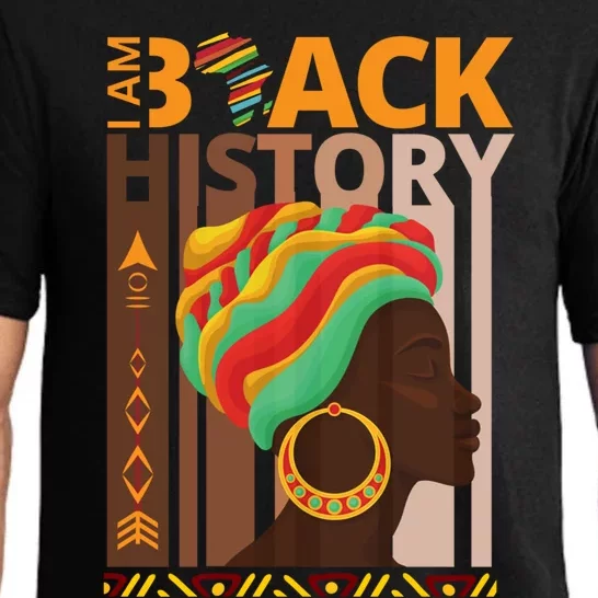 Black History Is American History Patriotic African American Cool Gift Pajama Set