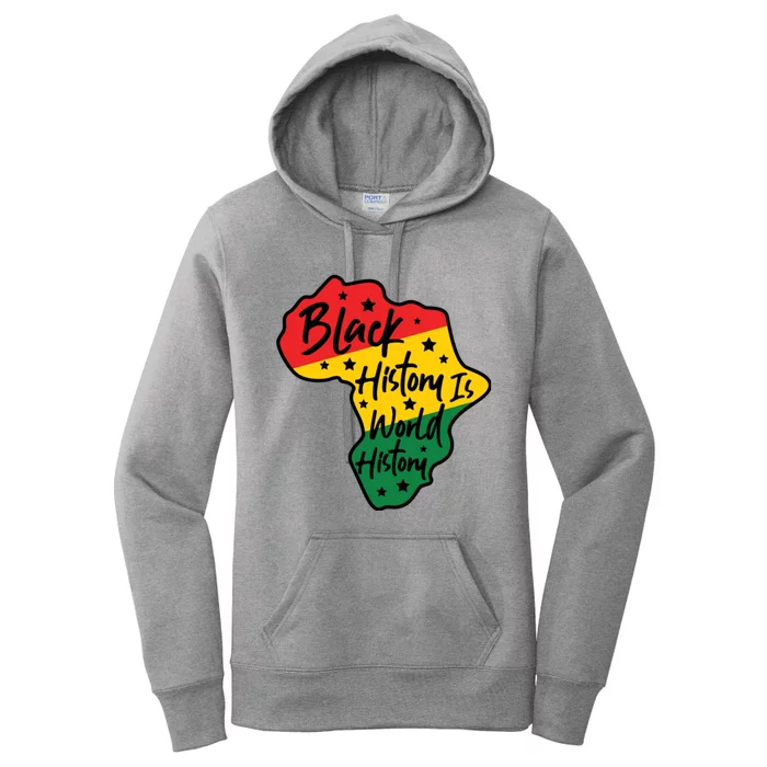 Black History Is World History Women's Pullover Hoodie