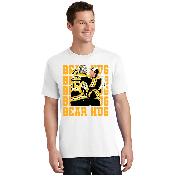 Bear Hug Ice Hockey Linus Hockey Player Ull!Mark Jeremy Hockey T-Shirt