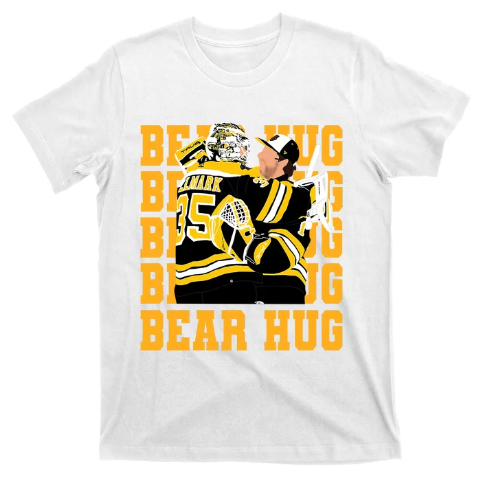 Bear Hug Ice Hockey Linus Hockey Player Ull!Mark Jeremy Hockey T-Shirt