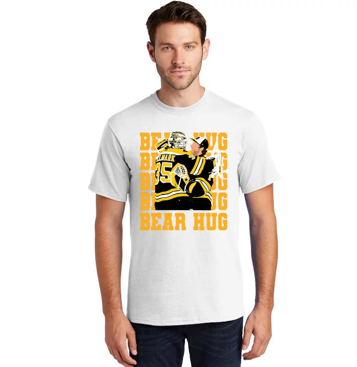 Bear Hug Ice Hockey Linus Hockey Player Ull!Mark Jeremy Hockey Tall T-Shirt