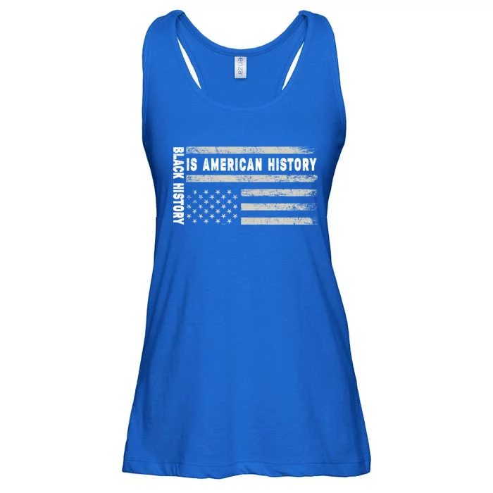 Black History Is American History Black History Month Gift Ladies Essential Flowy Tank