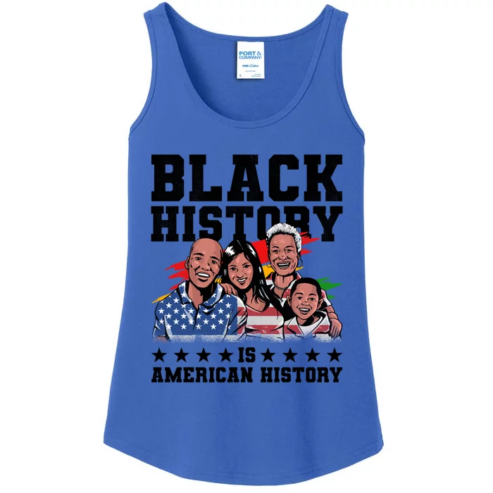 Black History Is American History Juneteenth Gift Ladies Essential Tank