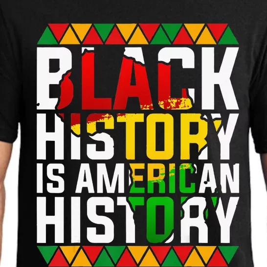 Black History Is American History Patriotic African American Pajama Set