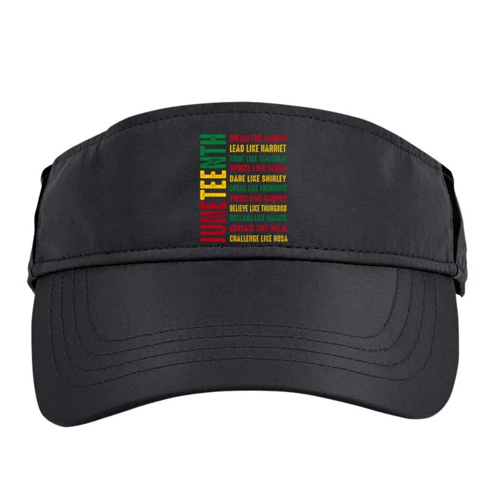 Black History Juneteenth Dream Like Adult Drive Performance Visor