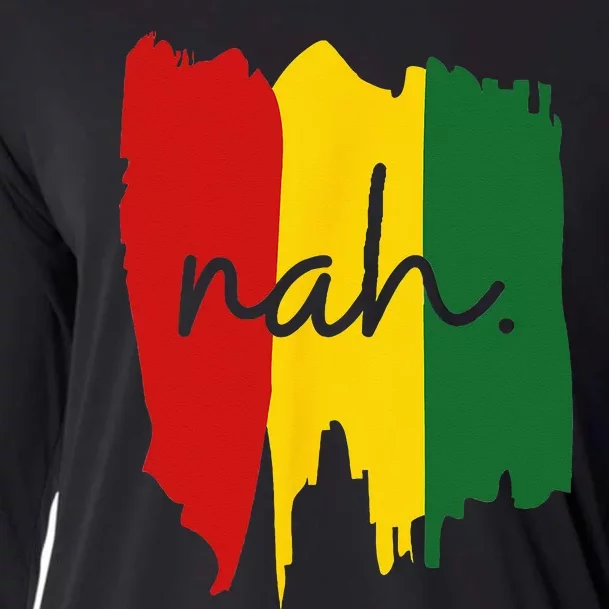 Black History Juneteenth Nah I'm Good Cooling Performance Long Sleeve Crew