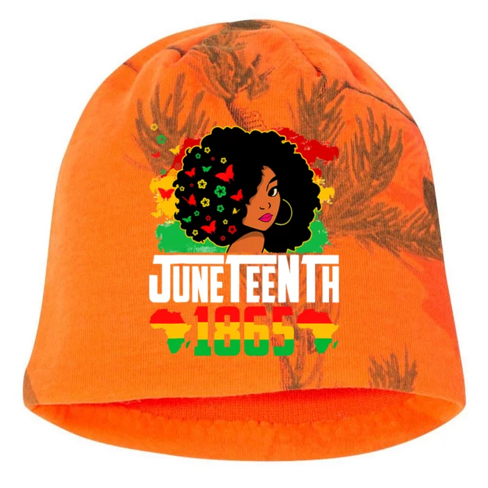 Black History Juneteenth Is My Independence Day Black Wo Kati - Camo Knit Beanie