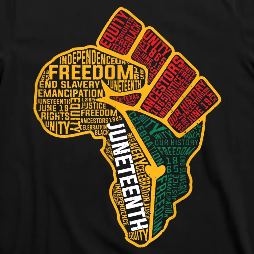 Black History Juneteenth Black 1865 African American T-Shirt