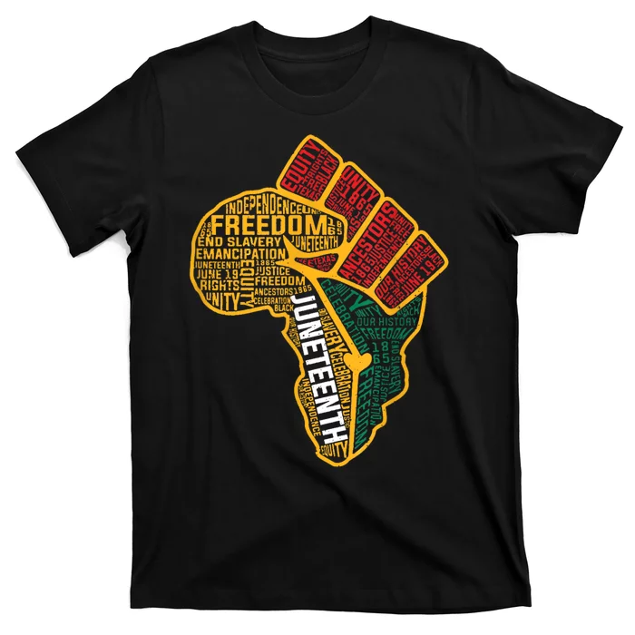 Black History Juneteenth Black 1865 African American T-Shirt