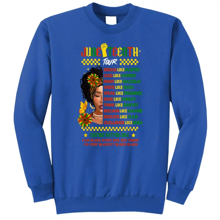 Black History Juneteenth 1865 Dream Like Leader Gift Sweatshirt