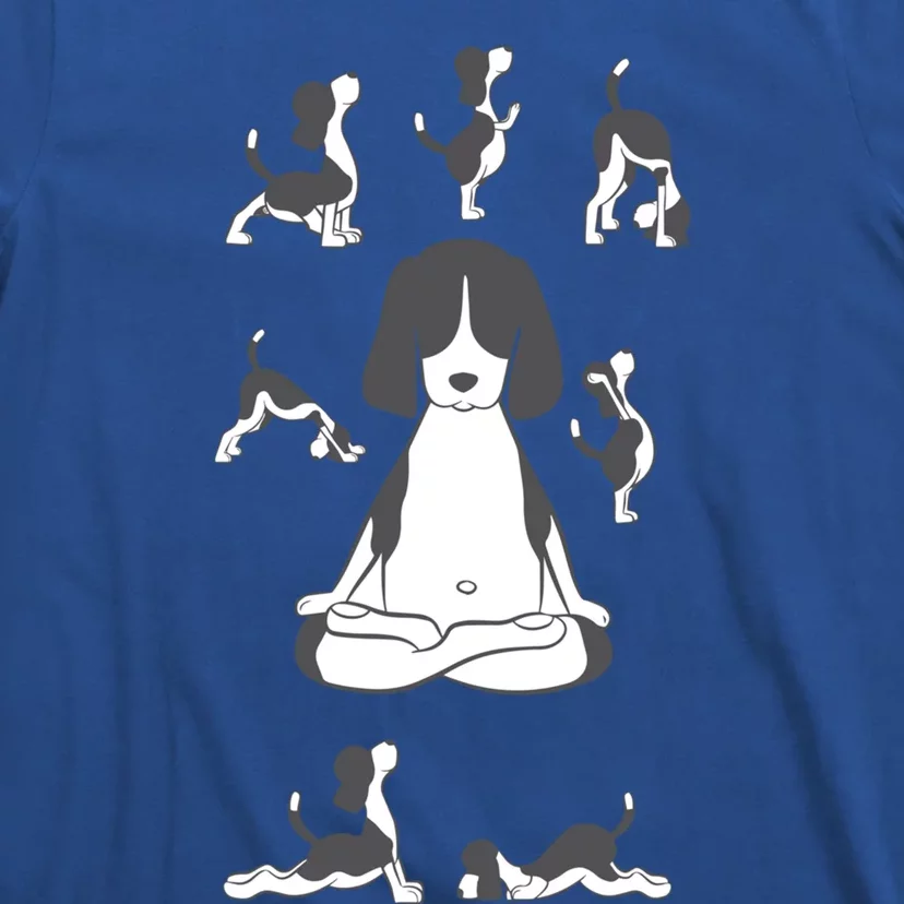 Basset Hound Kawaii Yoga Meditation Animal Dog Lover Funny Gift T-Shirt