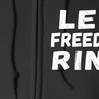 Black History Let Freedom Ring Martin Luther King Jr Day Full Zip Hoodie