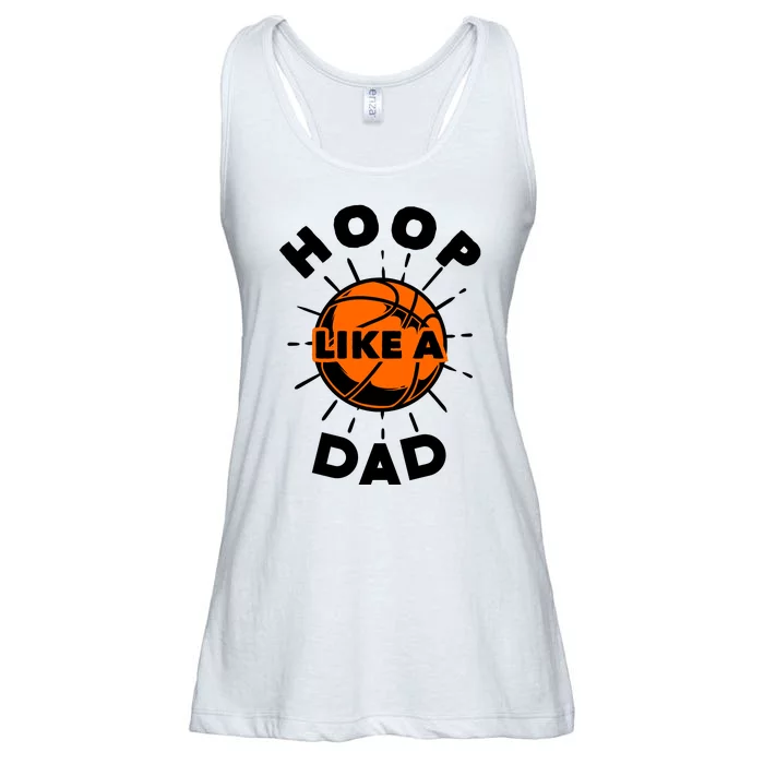 Basketball Hoop Like A Dad Ladies Essential Flowy Tank