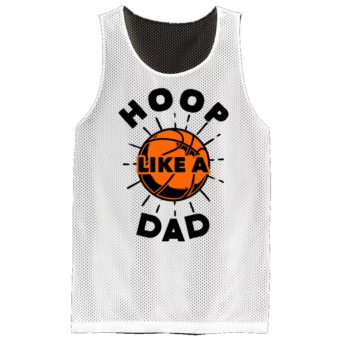 Basketball Hoop Like A Dad Mesh Reversible Basketball Jersey Tank