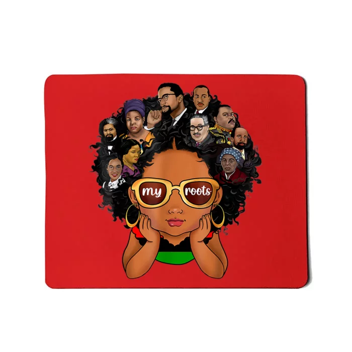 Black History Leaders Collage Inspirational African American Mousepad