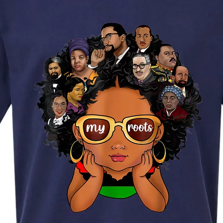 Black History Leaders Collage Inspirational African American Sueded Cloud Jersey T-Shirt