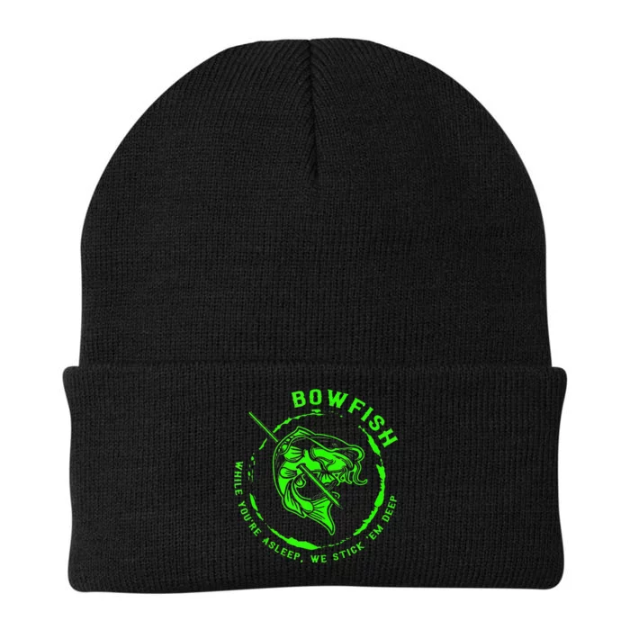 Bowfishing Hunting Lovers Funny Knit Cap Winter Beanie