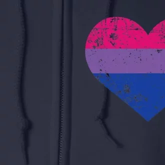 Bisexual Heart LGBTQ Pride Month Gift Tank Top Full Zip Hoodie