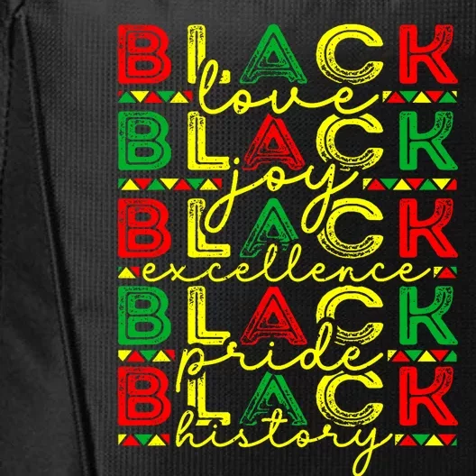 Black History Love Joy Pride African American Women City Backpack