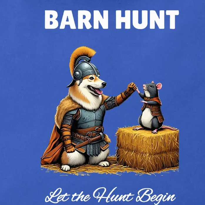 Barn Hunt Lover Warrior Rat And Icelandic Sheepdog Zip Tote Bag