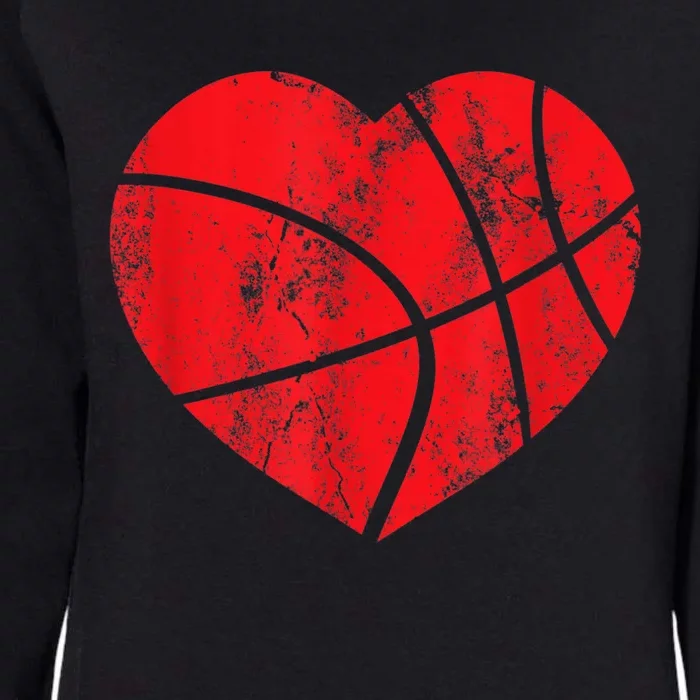 Basketball Heart Love Valentines Day Sport Player Coach K.i.d.s Womens California Wash Sweatshirt