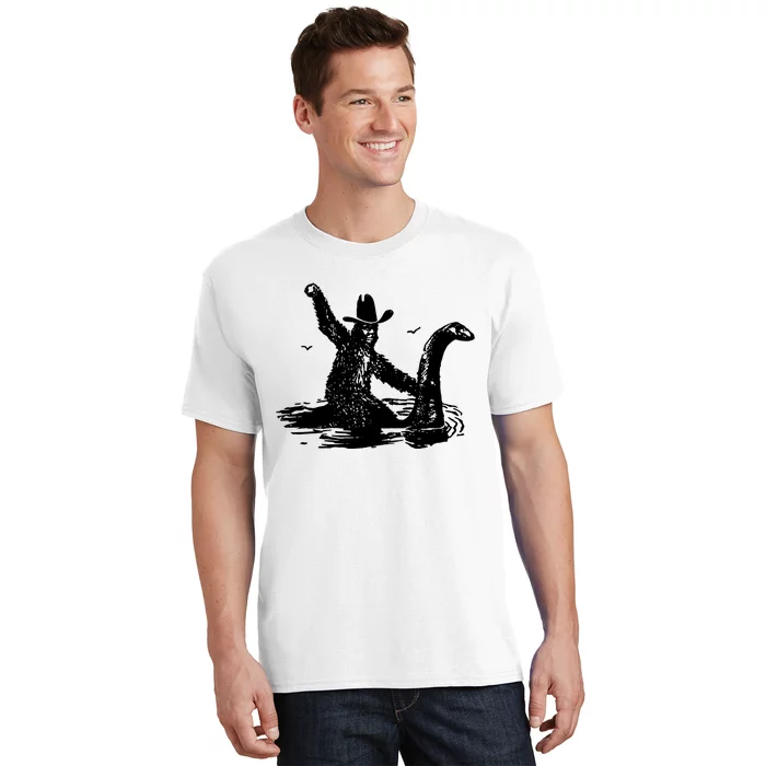 Bigfoot Hilarious Loch Ness Monster T-Shirt