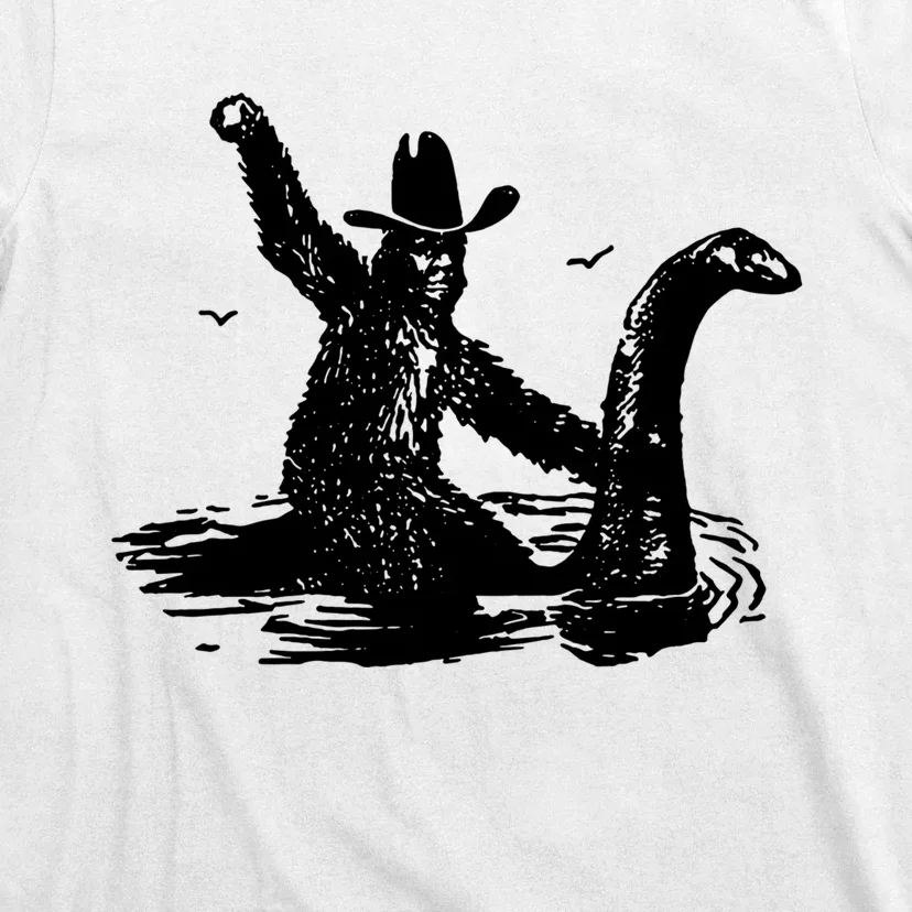 Bigfoot Hilarious Loch Ness Monster T-Shirt