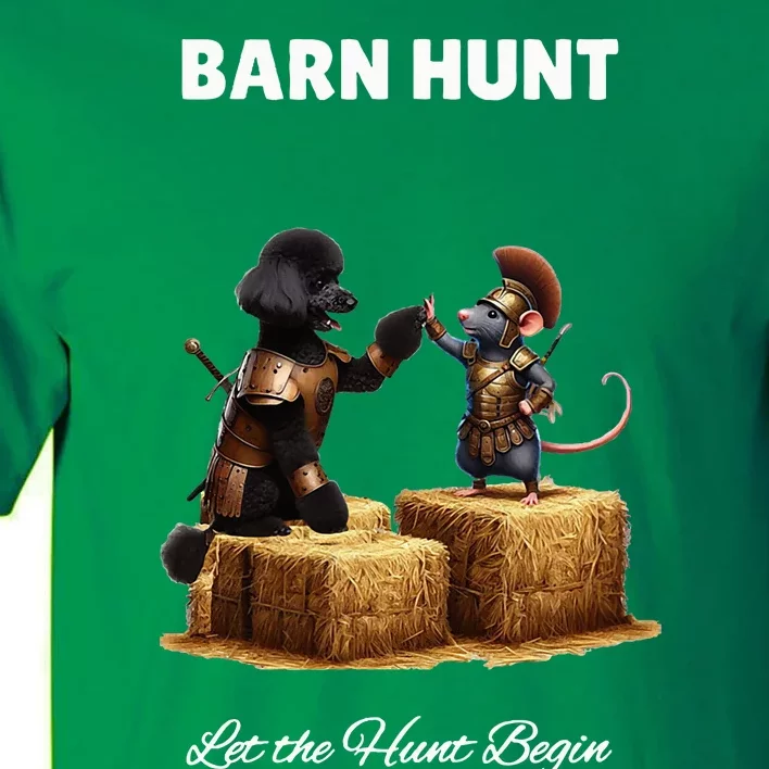 Barn Hunt Lover Cute Warrior Rat And Black Tall T-Shirt