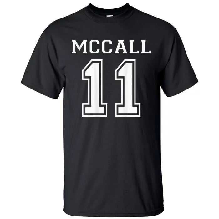 Beacon Hills Lacrosse Mccall 11 Wolf Inspired Tall T-Shirt