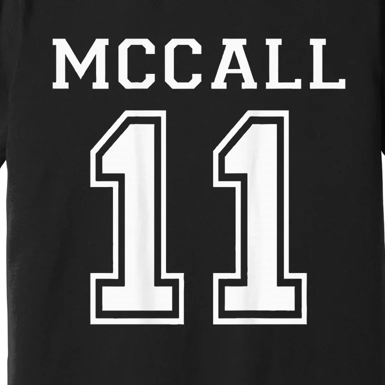 Beacon Hills Lacrosse Mccall 11 Wolf Inspired Premium T-Shirt