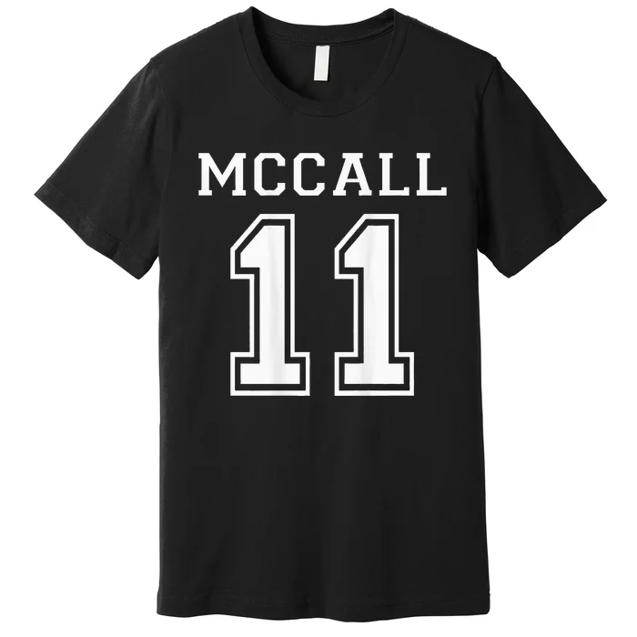 Beacon Hills Lacrosse Mccall 11 Wolf Inspired Premium T-Shirt