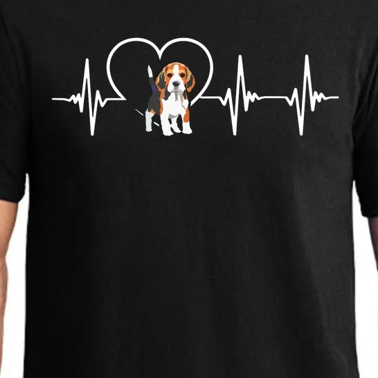 Beagle Heartbeat Love Beagle Pajama Set