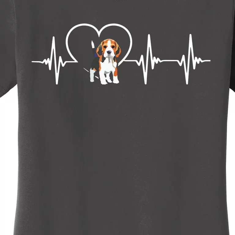 Beagle Heartbeat Love Beagle Women's T-Shirt