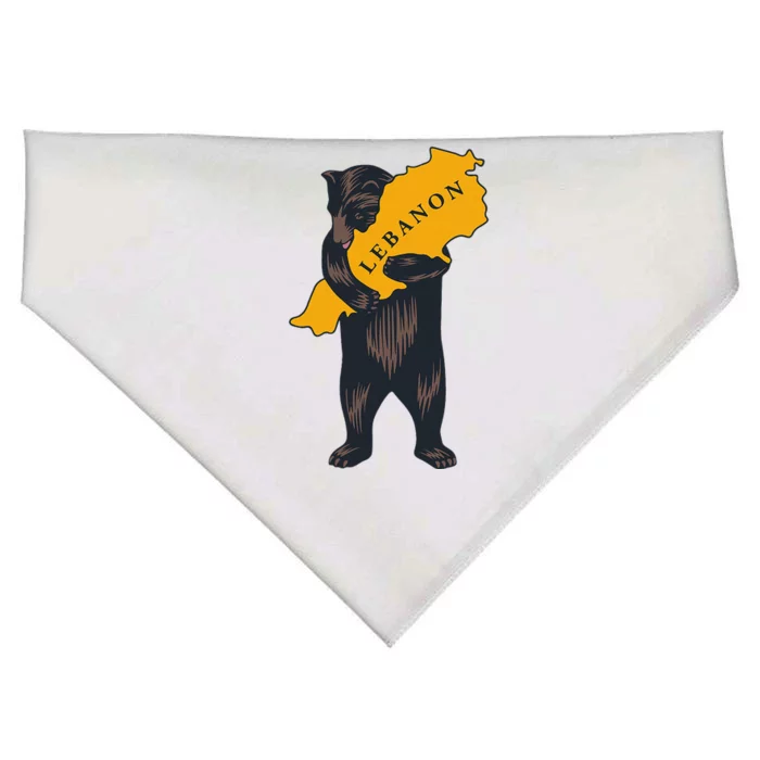 Bear Hugging Lebanon USA-Made Doggie Bandana