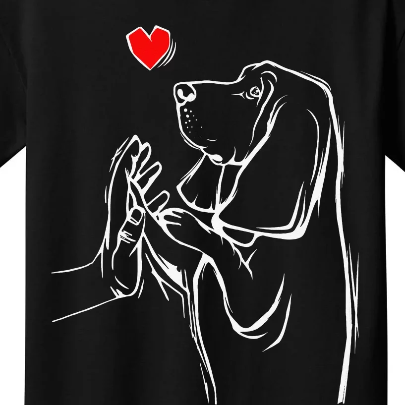 Basset Hound Love Dog Kids T-Shirt