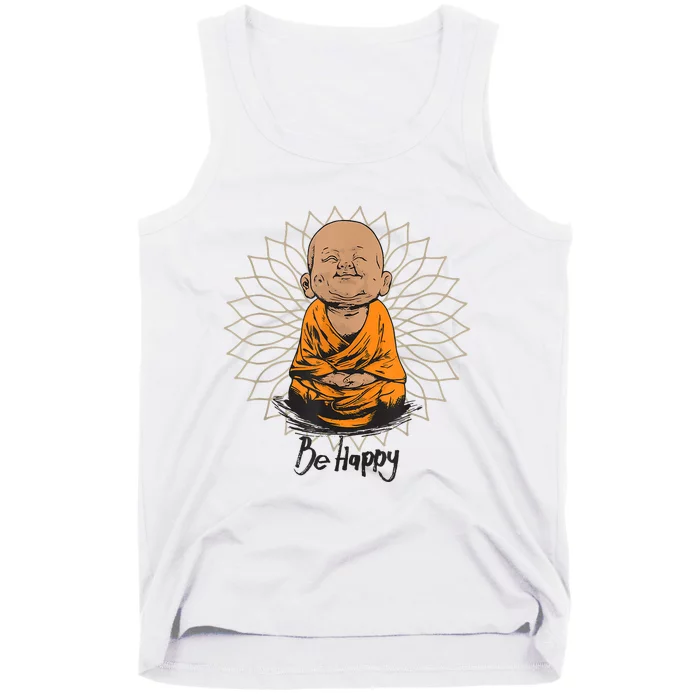 Ba Happy Little Happy Buddha Peaceful Tank Top