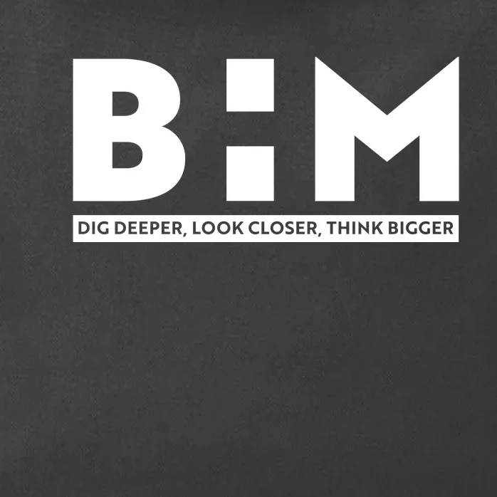 BHM Black History Month Dig Deeper Look Closer Think Bigger Zip Tote Bag