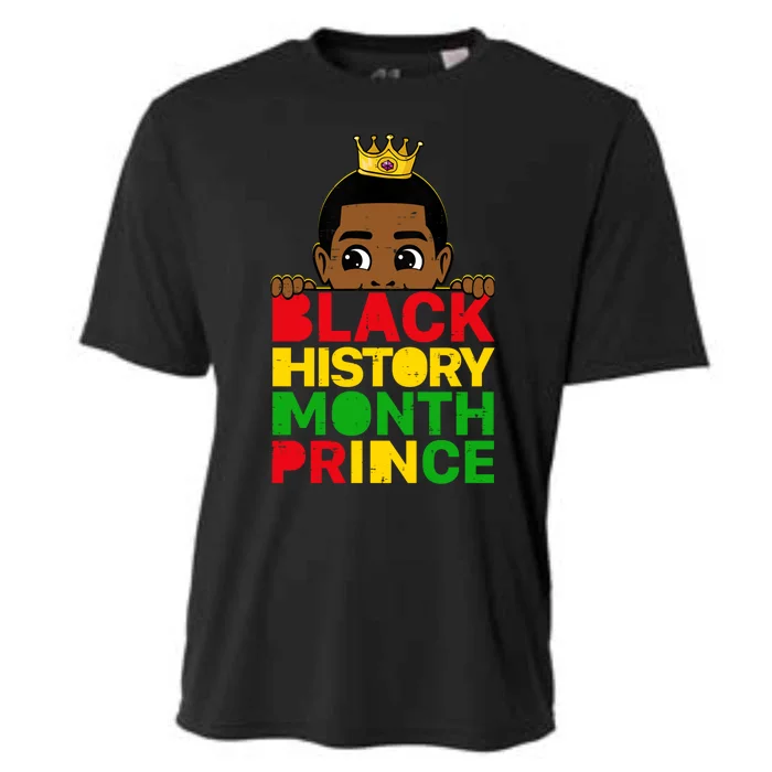 Black History Month Prince African Melanin Sons Cute Gift Cooling Performance Crew T-Shirt