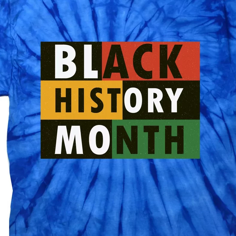 Black History Month Red Green Yellow Black Gift Tie-Dye T-Shirt