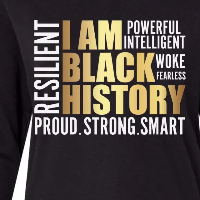 Black History Month Melanin Diversity Cute Gift Womens Cotton Relaxed Long Sleeve T-Shirt