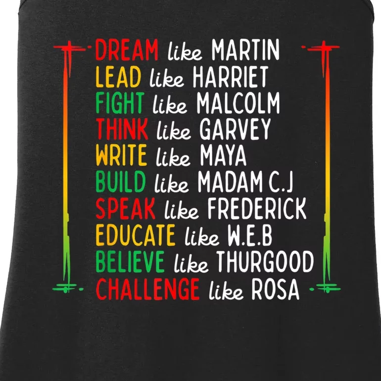 Black History Month African American Country Celebration Ladies Essential Tank