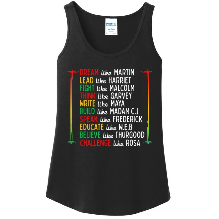 Black History Month African American Country Celebration Ladies Essential Tank