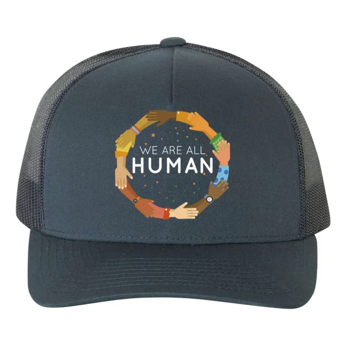 Black History Month Gift We Are All Hu Gift Black Is Beautiful Gift Yupoong Adult 5-Panel Trucker Hat