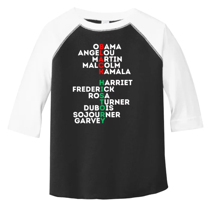 Black History Month African American Love Men Women Unity Toddler Fine Jersey T-Shirt