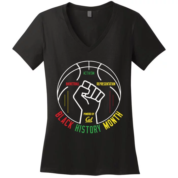 Black History Month Raising The B.A.R Women's V-Neck T-Shirt