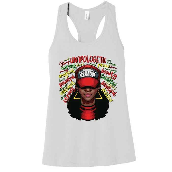 Black History Month Women's Racerback Tank