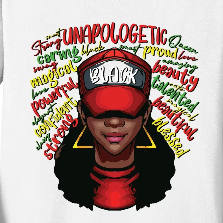 Black History Month Kids Long Sleeve Shirt